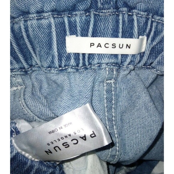 PacSun Light High Waisted Mom Jeans Size 28 Paper Bag - Picture 6 of 7